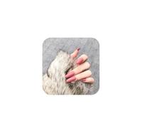 Kbrpey Blanc Mat Faux Ongles À Colle 24 Pièces Kit Complet Faux Ongles Pour Manucure Ongles À Colle Durable Et Élégant Pour Toutes Occasions