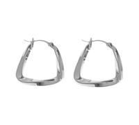 KBRPEY Boucles D'oreilles Triangulaires Géométriques Creuses Minimalistes Bijoux Femmes Créoles Métalliques Élégantes