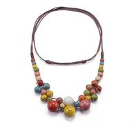KBRPEY Collier Multistrate En Or Pour Femmes En Plaqué Or 14 Carats Avec Pendentifs Choker Et Perles Zirconium Comme Ensemble Bijoux Empilable