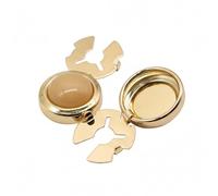 KBRPEY Couvres Boutons Boutons De Manchette Pour Hommes Et Femmes Avec Effet Œil De Chat Comme Fermeture Non Couse Pour Chemises Et Blouses