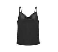 KBRPEY Debardeur Femme Tank Top Col Bénitier Tops sans Manche Bretelles Fines Haut Chic Satiné Élégant Vetement Ete Caraco Cami Décolleté Drapé