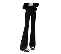 KBRPEY Pantalon de Yoga Femme Fluide Taille Haute Jambe Large Bootcut Legging de Jogging Our Femme avec contrôle du Ventre Pantalon Super Doux Leggings