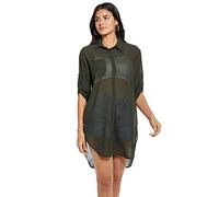 KBRPEY Pareo Femme Plage Chemise Transparent Cache Maillot de Bain Robe Ete Tunique Boheme Beachwear Couvrir Bikini Cover up Sarongs Vacances