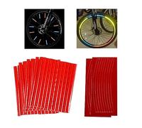 KBRPEY Réflecteurs Vélo Rayons Lumineux Bandes Réfléchissantes Sécurité Cyclisme Visibilité Nocturne Accessoires Protection