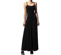 KBRPEY Robe à Bretelles Femme Spaghetti Longue Maxi Élégante Chic Et Elegant Soirée Cocktail Boheme Summer Dress Vetement Soirée Robes Chic Et Elegant