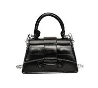 KBRPEY Sac a Main Femme Crossbody Bag Petit Sac Bandoulière Cuir Vernis Moderne Sacs à Main Porté Épaule avec Chaîne Amovible