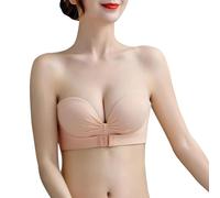 KBRPEY Soutien Gorge sans Bretelles Invisible Bandeau Femme Soutiens Gorges Femme avec Armature Adhésif Confortable Maintien Parfait pour Robes Décolletées