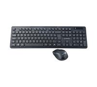 Gembird Ensemble de bureau sans fil Noir