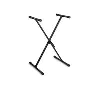 Vonyx Support pour clavier KBS01 – Fixation verrouillage rapide, barres 36 cm, antidérapant Noir