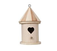 Kbsin212 Nichoir à oiseaux - Kit de bricolage facile à monter soi-même Nichoir à oiseaux en bois, mangeoire à suspendre pour extérieur jardin ou décoration d'intérieur (taille 8816 cm)