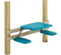 Kbt - Set table et chaises à fixer Pic nic Turquoise G