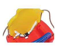 KBT Siège de balançoire pour bébé Growing 3 en 1 pour Tout-Petits. Siège à Bascule Extra Haut avec Dossier et Sangle de Ceinture. Siège de balançoire pour Enfant avec Un Haut Niveau de sécurité.