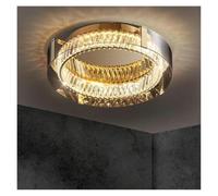 KBUUKYYXouy 2026 for plafonniers en cristal lustre moderne dimmable lampe de luxe décor de chambre à coucher éclairage de Plafonnier de chambre à coucher (plafond 45 cm, chaud)(Ceiling 45cm,Warm)