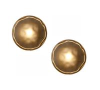 KBUUKYYXouy Lot de 2 appliques murales modernes en forme de disque for usage intérieur, lampe de courtoisie polyvalente for chambre à coucher, salon, cuisine, couloir(Amber,2pack)