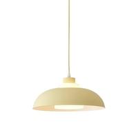 KBUUKYYXouy Luminaire suspendu coloré de style nordique, éclairage ferme moderne, lampe simple for îlot cuisine, salle à manger, table, bar, comptoir, entrée, buanderie(Yellow,17.7in)