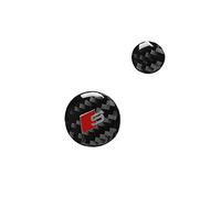 KBUYS Compatible avec Audi A6 S6 C7 A7 S7 4G8 2012-2018 Bouton multimédia Bouton Panneau Couverture Garniture Autocollant Autocollant Voiture Accessoires Fibre de Carbone (Color : Carbon Fiber A)