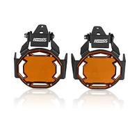 KBUYS Compatible avec BMW R1250GS R1250 R 1250 GS ADV Adventure 2018 2019 2020 2021 2022 Moto Antibrouillard Lumière Couverture Garde Grille Protecteur (Color : R1250GS Orange)