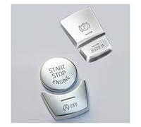 KBUYS Style de Voiture Compatible avec BMW X3 X4 X5 X6 F25 F26 F15 F16 Couvercle du Bouton de démarrage du Moteur Accessoires de l'interrupteur d'arrêt (Option Gauche et Droite) (Color : Gray)