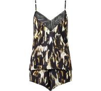 KBX KBX Imprimé animal Margot Satin Cami Set