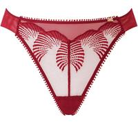 KBX KBX Red Brazillian Lana Shell Embroidery High Leg Knickers