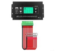 KBX058S Équilibreur de batterie, chaîne égaliseur de tension 3,2 V 6,4 V 9,6 V 12,8 V tension de connexion active avec écran LCD câble de 100 cm