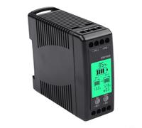 KBX102S Compensation de batterie avec écran LCD, équilibrage actif pour batteries de série 24 V, courant de compensation 0-10 A, boîtier ABS noir, compensation automatique de tension pour véhicules