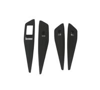 KBXBEZDZW Bande DéCor IntéRieur Voiture Pour ID.4 ID4 2021-2024 Poignée porte intérieure voiture accoudoir panneau lève vitre garniture en fibre carbone ABS Interior Cadre(Wood Grain Look)