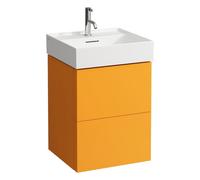 LAUFEN Kartell , 50x46cm, blanc mat, avec trop-plein & trou pour robinet, céramique saphir