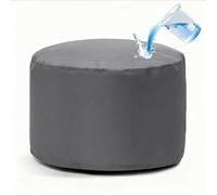 KBZSlyn Housse de Pouf imperméable (sans Rembourrage) Repose-Pieds d'extérieur en Tissu Oxford, Coussin de Rangement for Animaux en Peluche, for Jardin, Camping, Plage(Gray)