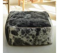 KBZSlyn Pouf Poire (sans Rembourrage) en Peluche imprimé Vache, Pouf de Rangement, Housse ottomane, Repose-Pieds, Pouf, Repose-Pieds, décontracté, Chambre, Balcon, Salon, créatif(White and Black)