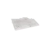 Clavier Cherry KC 1000 SC avec lecteur d'identification blanc