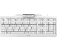 Kc 1000 Sc, Disposition Pan-Nordique, Clavier Qwerty, Clavier De Sécurité Filaire Avec Terminal De Carte À Puce Intégré, Ange Bleu, Blanc Grisé