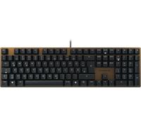 Kc 200 Mx, Clavier De Bureau Mécanique Avec Plaque En Métal Anodisé, Disposition Allemande (Qwertz), Filaire, Mx2A Silent Red Switches, Noir Bronze