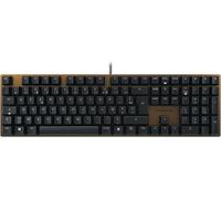 Kc 200 Mx, Clavier De Bureau Mécanique Avec Plaque En Métal Anodisé, Disposition Française (Azerty), Filaire, Mx2A Silent Red Switches, Noir Bronze