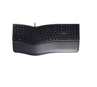KC 4500 ERGO Clavier ergonomique filaire, noir, USB, AZERTY - FR