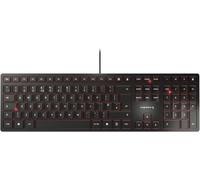 Kc 6000 Slim, Clavier Au Design Ultra-Plat, Layout Anglais (Qwerty), Filaire (Connexion Usb-A), Silencieux, Durable, Marquage Des Touche, Noir