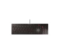 KC 6000 SLIM - Clavier - USB - Français - commutateur : CHERRY SX - noir