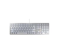 Cherry KC 6000 Slim for Mac Clavier USB QWERTY Anglais américain Argent - Claviers (Standard, USB, QWERTY, Argent)