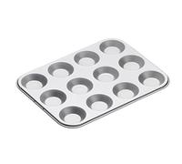 KC BLUE Kitchen Craft - Moule à 12 Pièces pour Muffins et Tartelettes Anti Adhérent, 31.5 x 24 cm