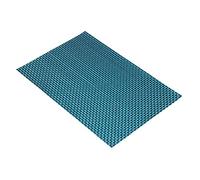 KC BLUE Kitchen Craft - Set de Table Réversible en Vinyle Tissé, 30 x 45 - Turquoise