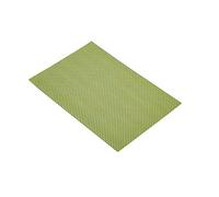 KC BLUE Kitchen Craft Woven Vinyl Placemat, 30 x 45 cm (12" x 17.5") - Green Weave