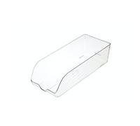 KitchenCraft - Bac de Rangement pour Réfrigérateur, Plastique Alimentaire, 34,5 x 14 x 9,5 cm, Transparent