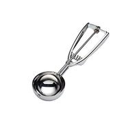 KC BLUE KitchenCraft - Cuillère à Glace à Gâchette, Acier Inoxydable, 62 mm
