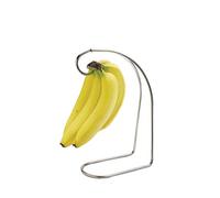 KC BLUE KitchenCraft - Porte-Bananes en Métal Plaqué Chome, 17,5 x 8,5 x 34 cm