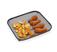 KC BLUE KitchenCraft Wire Mesh Chip-Crisping Baking Tray, 34 x 29.5 cm (13.5" x 11.5") - Black