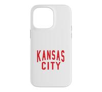 KC Kansas City Old School Throwback Rouge et Noir Coque pour iPhone 14 Pro Max