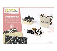 Avenue Mandarine, set créatif, Décopatch, chats
