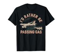 KC135 F22 Plane Shirts T-Shirt pour Homme I'd Rather Be Passing Gas T-Shirt