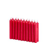 KCB 250 223-02 Lot de 20 bougies de Noël, 9,6 cm, diamètre : 1,2 cm, rouges