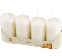 KCB 565 432 17 KCB Candle bougies piliers 'Advent', Ø 5 x 9 cm, crème (4 pièces)